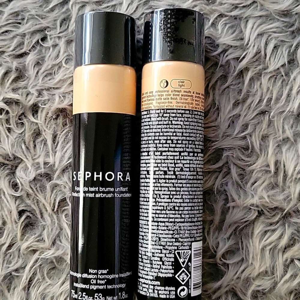 Sephora Airbrush Foundation Light, 2 bottles!